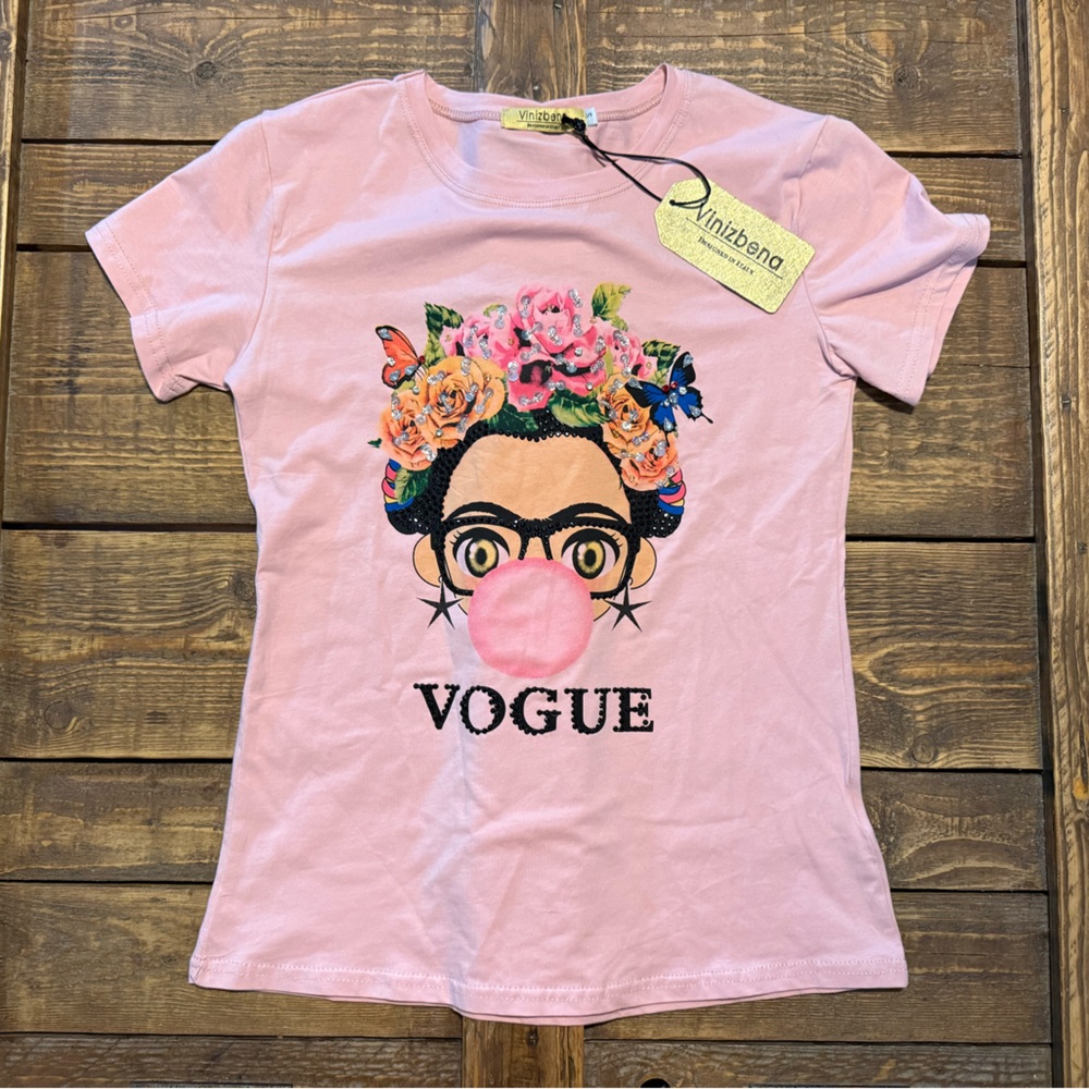Pink Graphic Tee - Short Sleeve